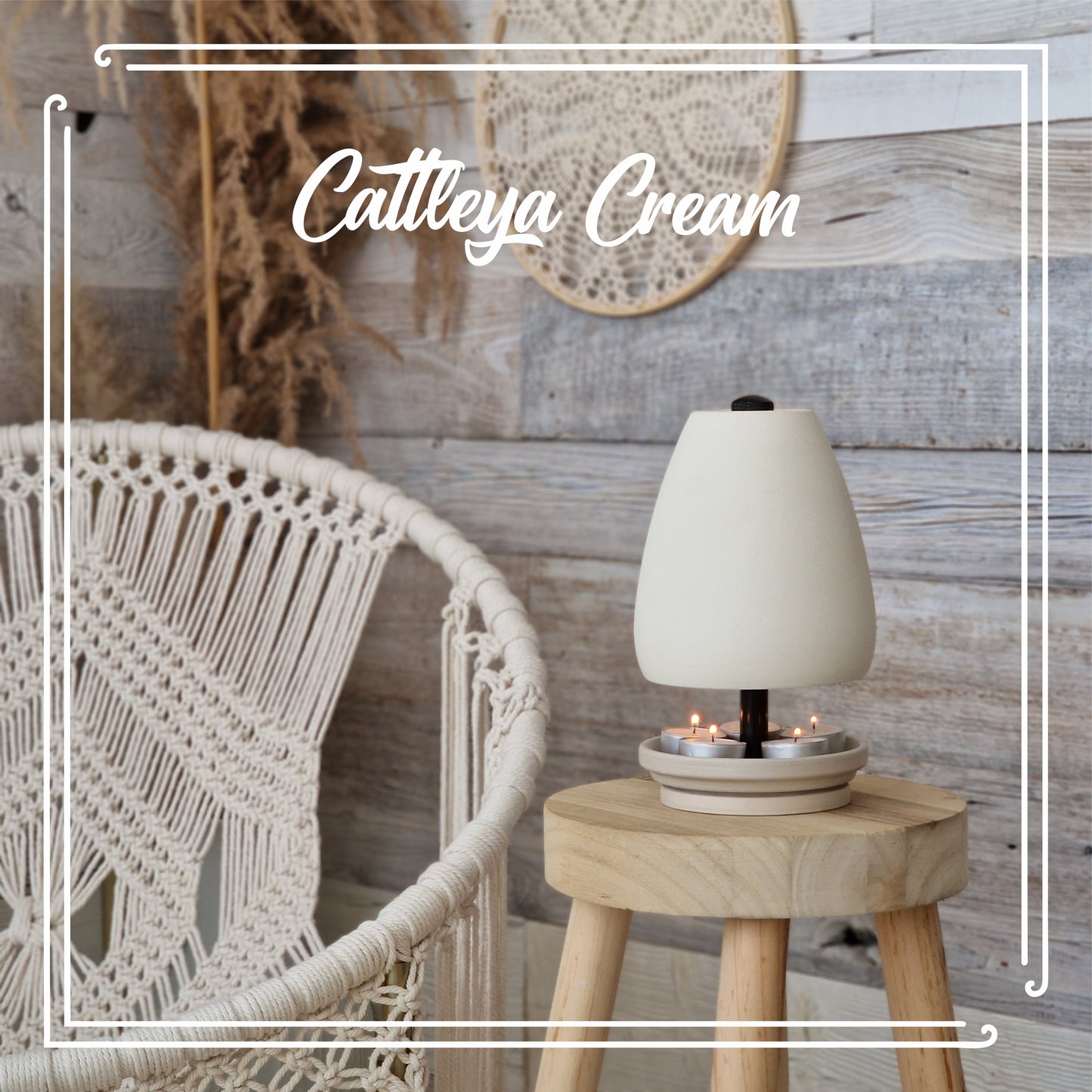 Teelichtofen - CATTLEYA CREAM -