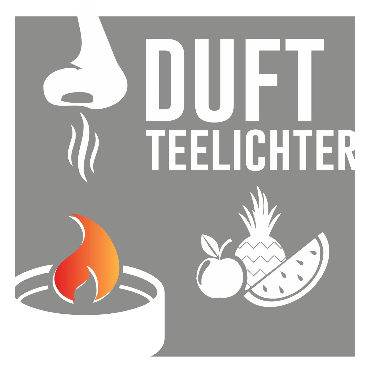 Duft-Teelichtkerzen "Orange Mango" 4h - by GIES -