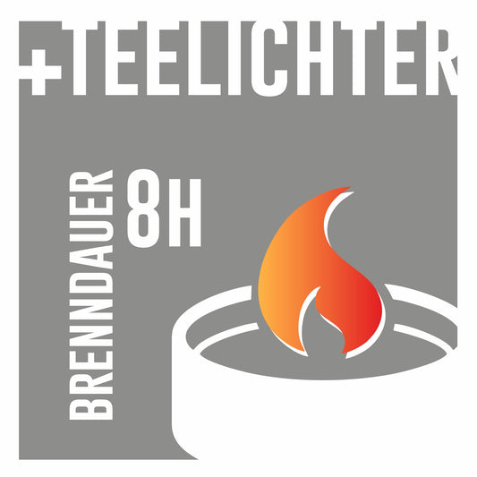 Teelichtkerzen 8h - by GIES -